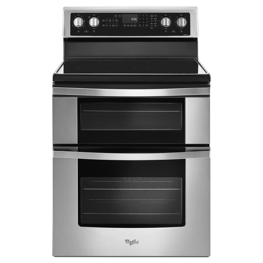 Whirlpool 30" Stainless Steel Freestanding Double Oven Electric Range