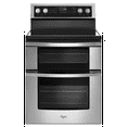 thumbnail image 1 of Whirlpool 30” 6.7 cu ft Double Oven Gas Range in Stainless Steel, 1 of 5
