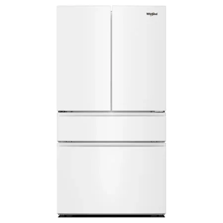 Whirlpool - 36 in. Wide 30 cu. ft. Family-Sized Capacity French Door Refrigerator with Flexible Temperature Drawer - White