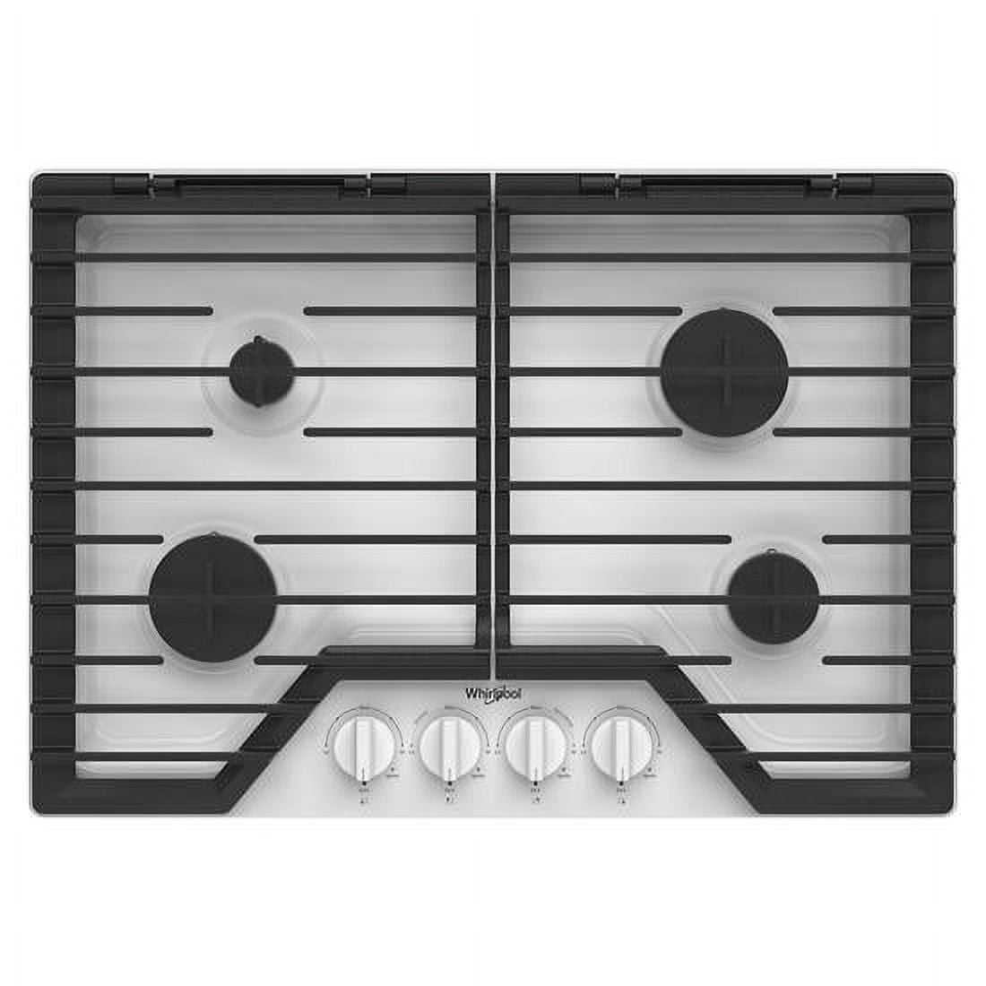 Whirlpool 30" Gas Cooktop White
