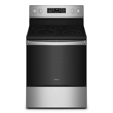 Whirlpool 30 in 5.3 cu ft Electric Range in Stainless Steel