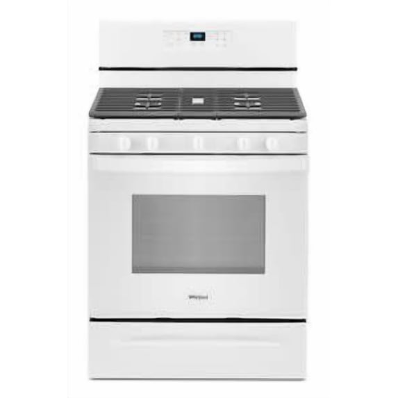 Whirlpool 30 in 5 Cu Ft Gas Range in White