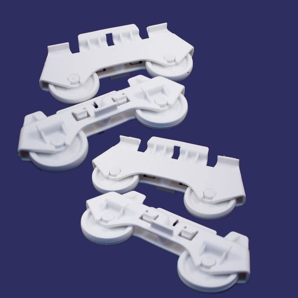 Whirlpool 4317933 Dishwasher Lower Rack Roller 4 Pack