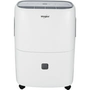Whirlpool 50 Pt. 4,500 Sq. ft. Dehumidifier in White - Automatic Shut-off, Bucket Full Indicator