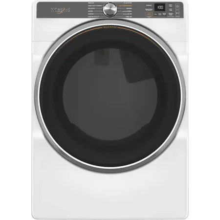 Whirlpool 7.4 cu. ft. Smart Front Load Electric Dryer with AI Intelligent Dry (White)