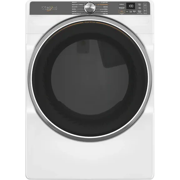 Whirlpool 7.4 cu. ft. Smart Front Load Electric Dryer with AI Intelligent Dry (White)