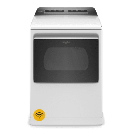 Whirlpool - 7.4 Cu. Ft. Smart Electric Dryer with Steam and Advanced Moisture Sensing - White