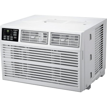 Whirlpool 8,000 BTU 115V 350-sq. ft. Window Mounted Air Conditioner, White, WHHW081AW
