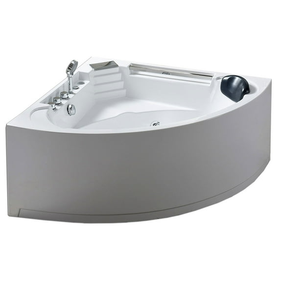 Whirlpool Bathtub 53.15 X 53.15 white 6 water jets Daisy