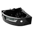 thumbnail image 1 of Whirlpool Bathtub black 59,05" x 59,05" double pump with Heater - Majestic, 1 of 4
