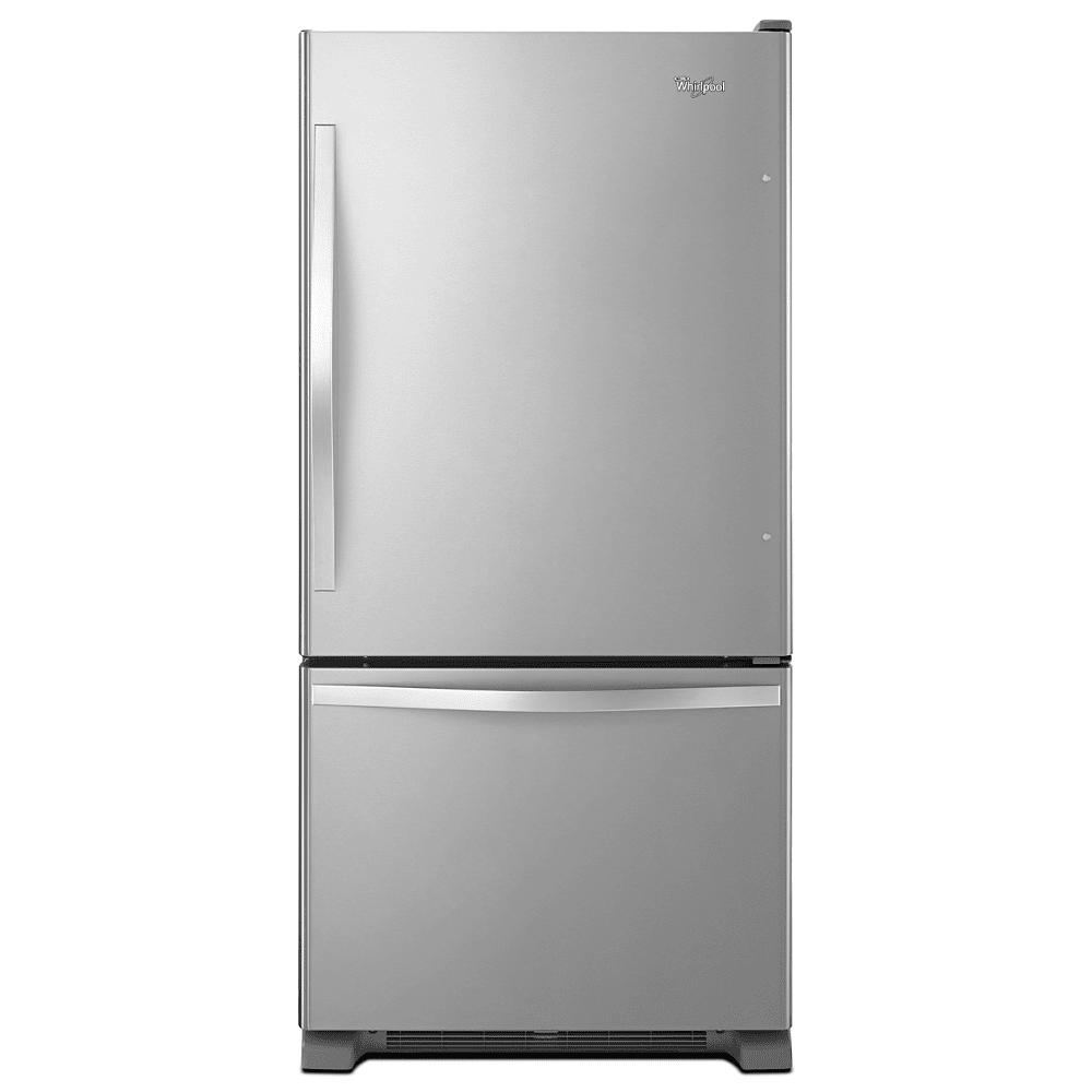 Whirlpool® Brand New WRB322DMBM - 33-inches wide Bottom-Freezer Refrigerator with Spill Guard™ Glass Shelves - 22 Cu. ft