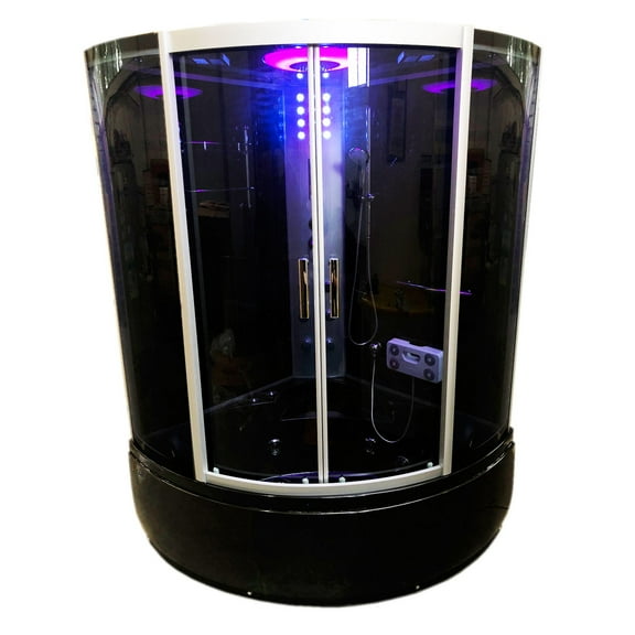 Whirlpool Corner Bathtub Shower 49 x 49 with Heater Vienna