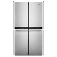 thumbnail image 1 of Whirlpool Counter Depth 4 Door Refrigerator, Metallic Steel, 36", 19.4 cu ft, 1 of 5