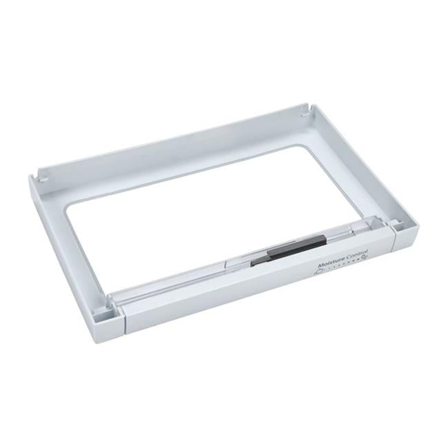 Whirlpool WPLWPW10688114 Crisper Medium Drawer Front Assembly, White