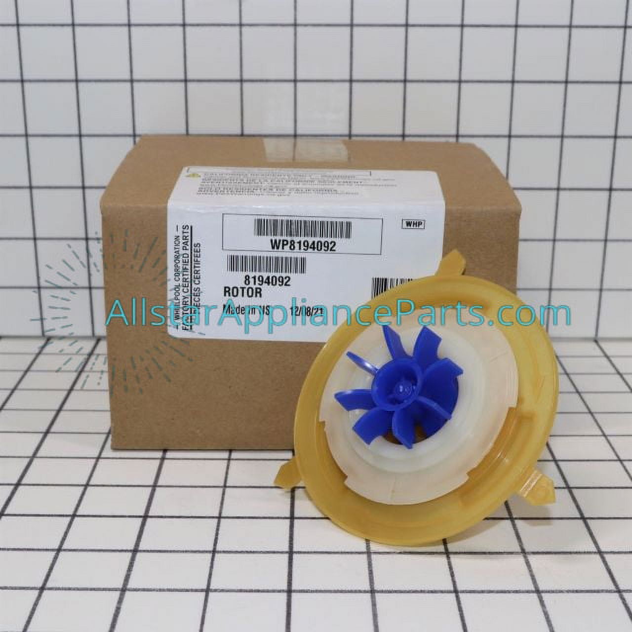 Whirlpool Dishwasher Circulation Pump WP8194092