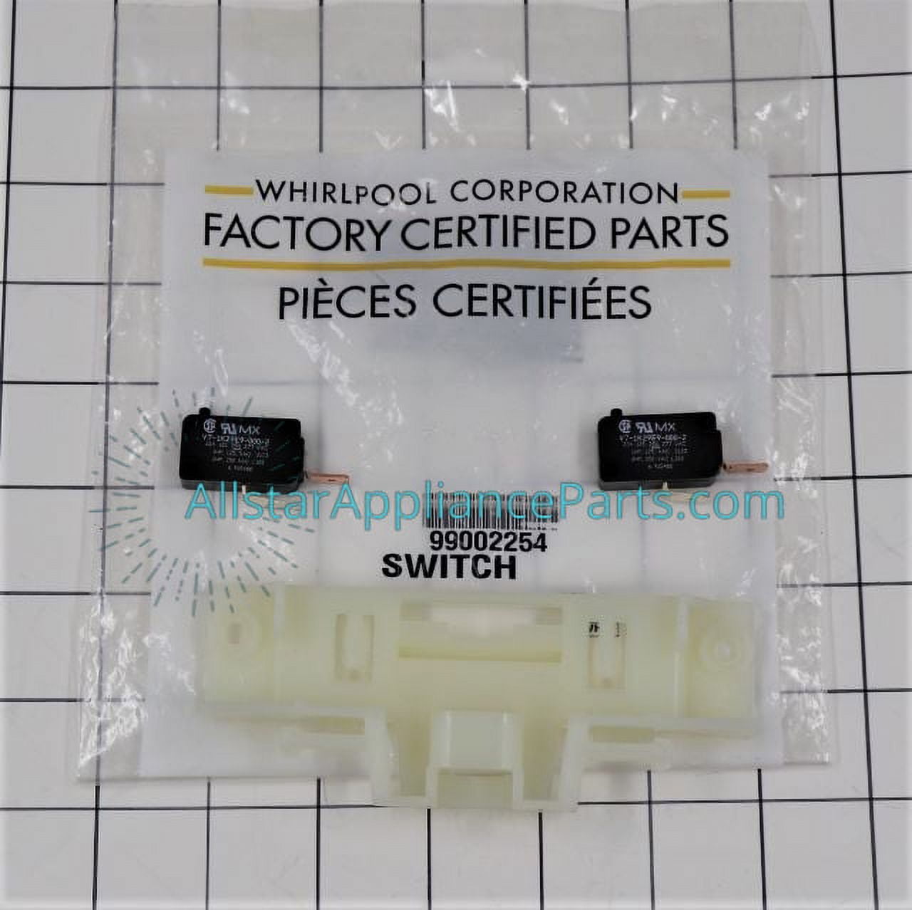Whirlpool Dishwasher Door Latch 99002254