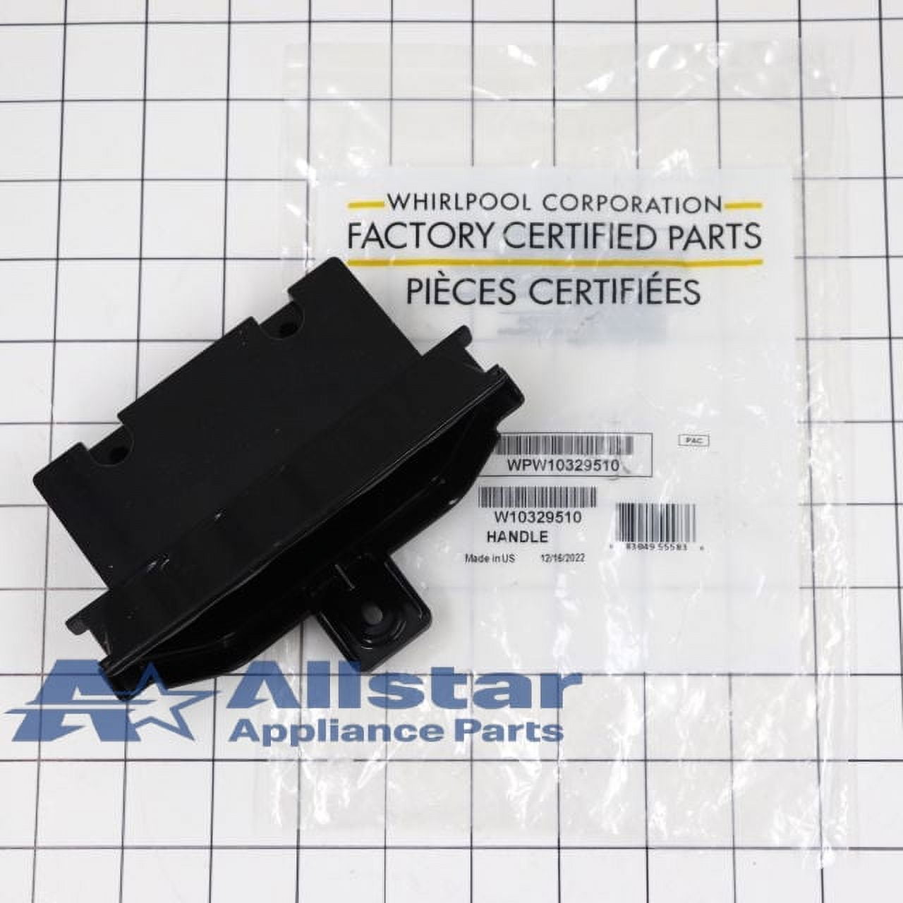 Whirlpool Dishwasher Handle WPW10329510