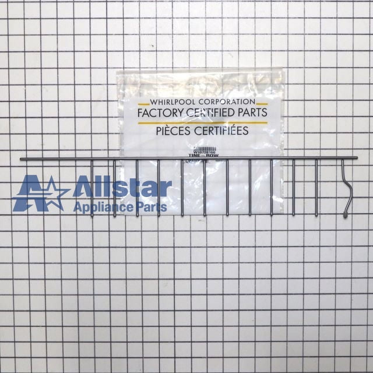 Whirlpool Dishwasher Lower Rack Tine Row W10728160