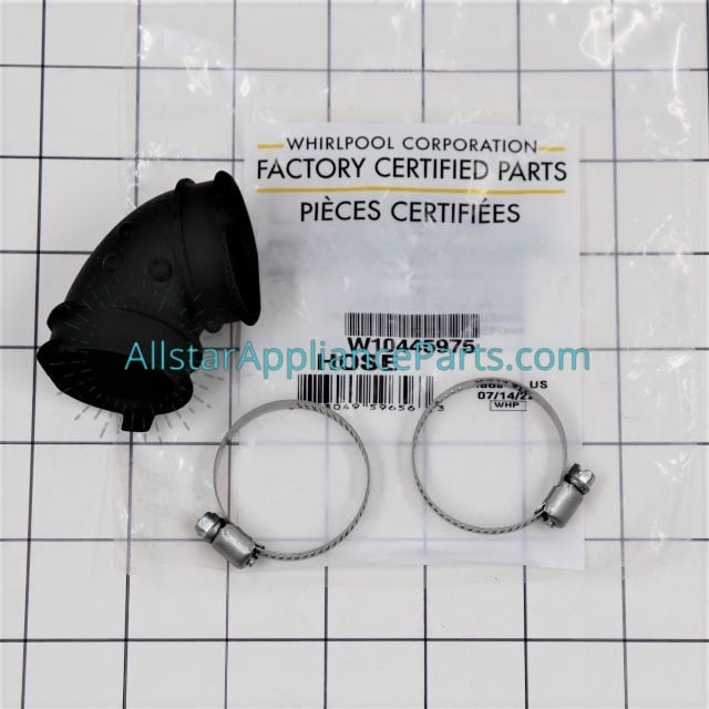 Whirlpool Dishwasher Pump Hose W10445975