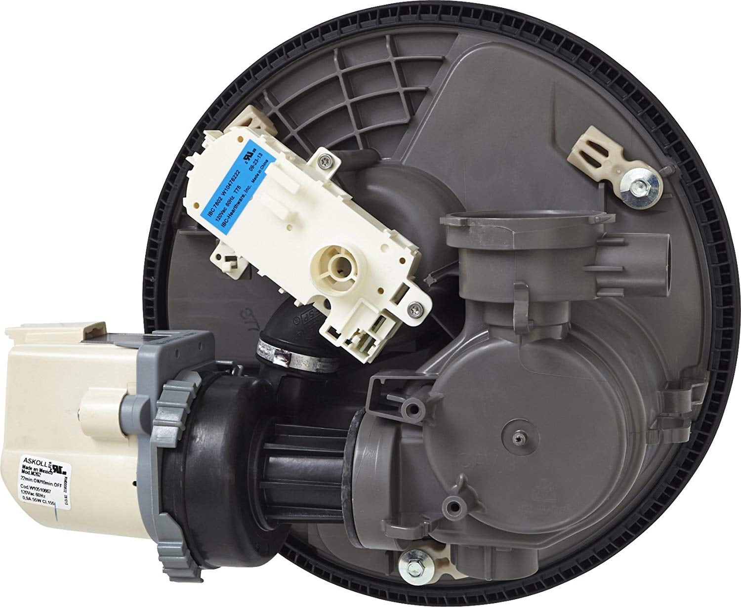 Whirlpool Dishwasher Pump and Motor Assembly WPW10482482