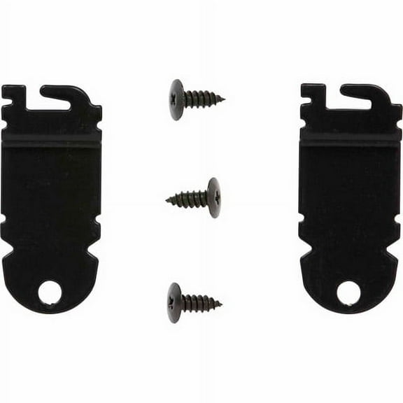 Whirlpool Dishwasher Side Mounting Brackets 8212560, Black
