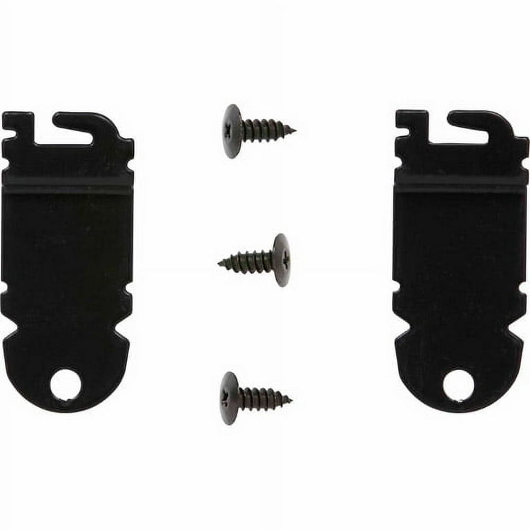 Whirlpool Dishwasher Side Mounting Brackets 8212560, Black