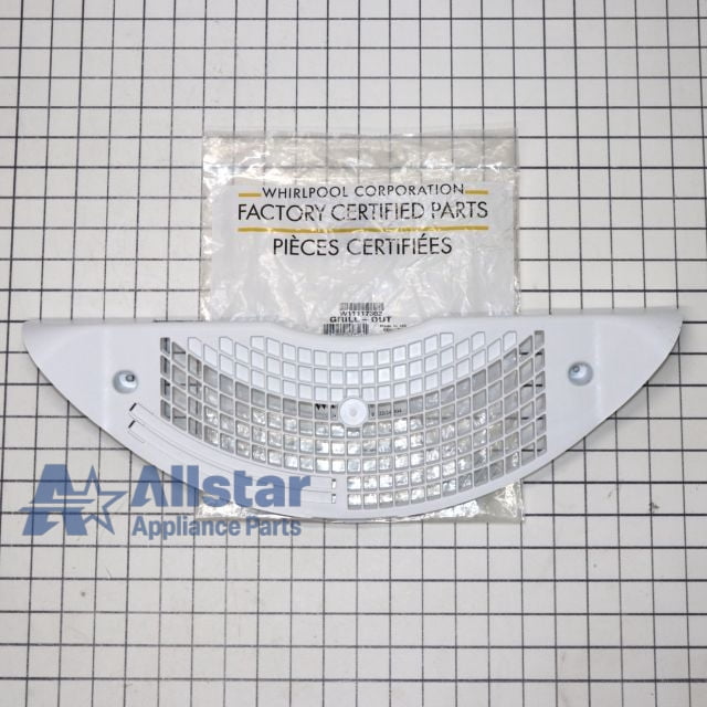 Whirlpool Dryer Air Duct Grill Housing W11117302