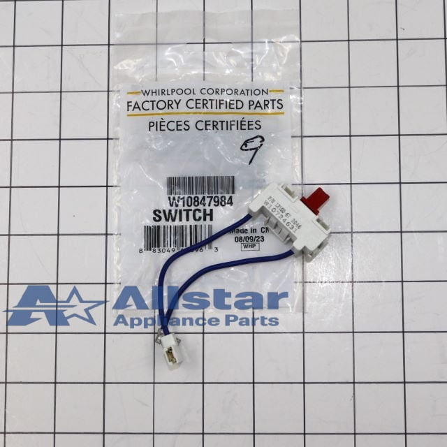 Whirlpool Dryer Belt Switch W10847984