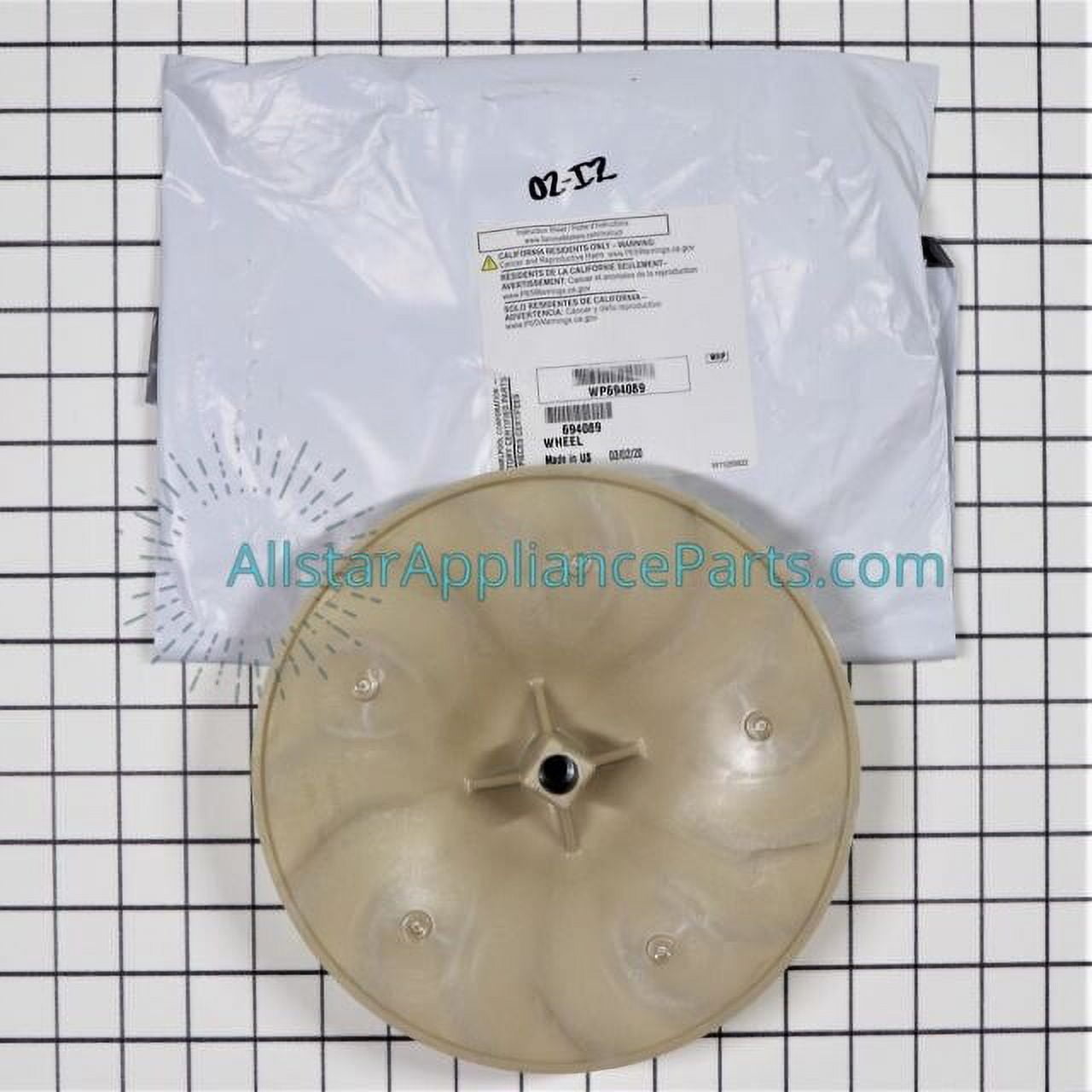 Whirlpool Dryer Blower Wheel WP694089