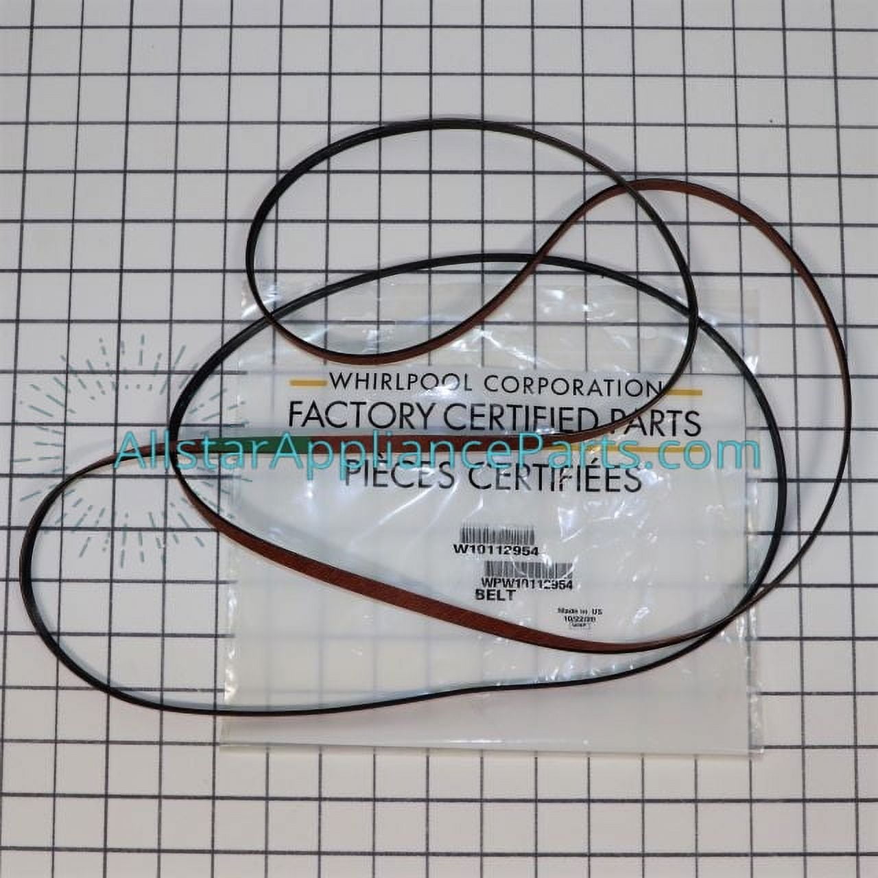Whirlpool Dryer Drive Belt WPW10112954