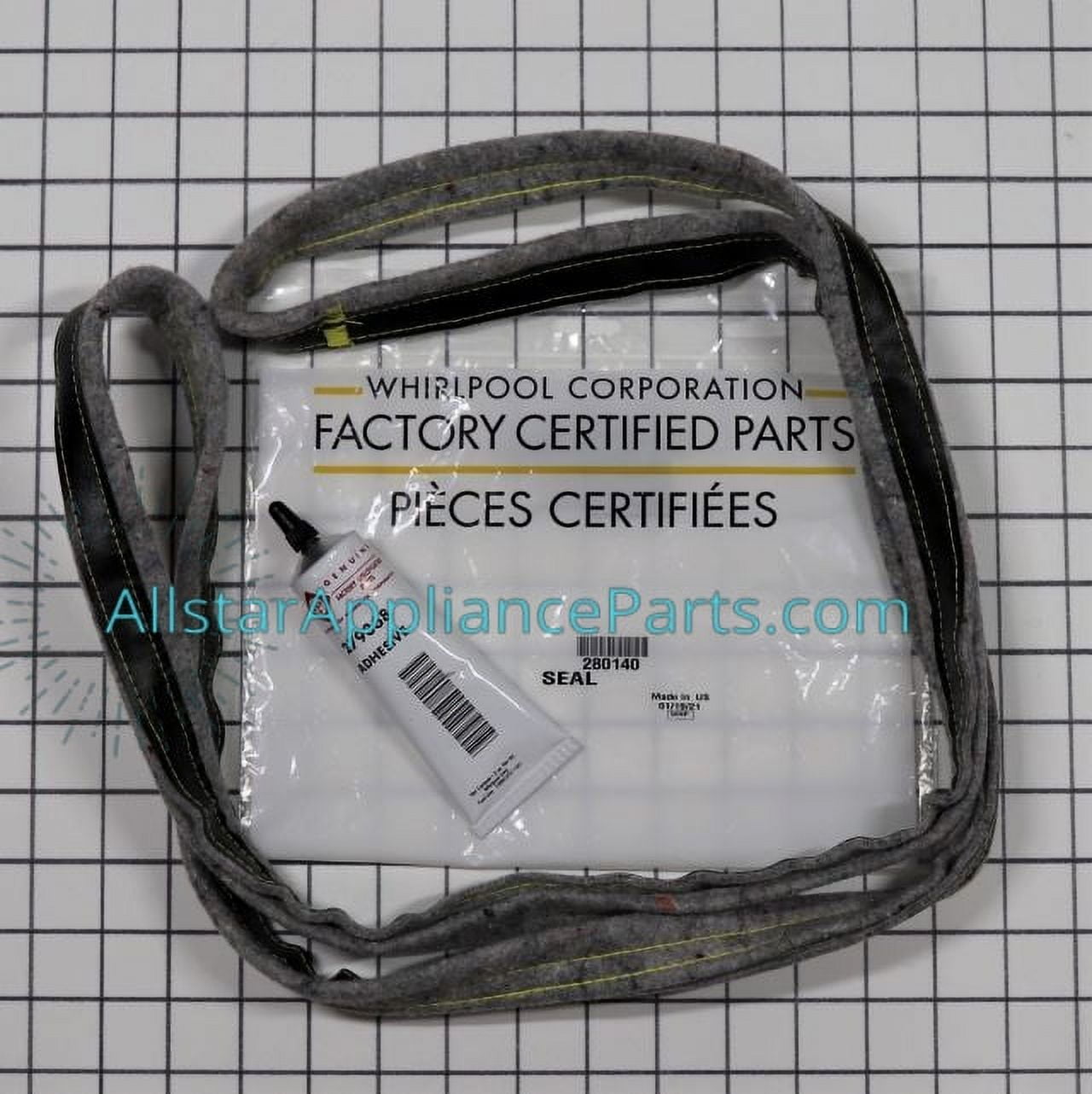 Whirlpool Dryer Drum Felt Seal 280140