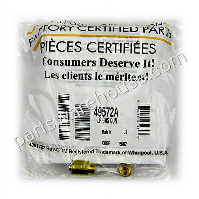 Whirlpool Dryer Propane Conversion Kit 49572A