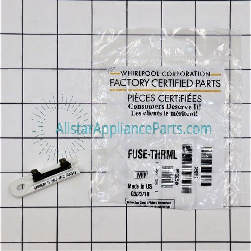 Fusibile Termico Per Asciugatrice Whirlpool | Ricambio 3392519 WP3392519 AP6008325 | Nuovo Fusibile Termico Pesante Dazio - Foto 12