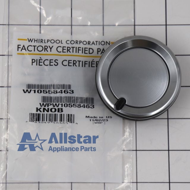 Whirlpool Dryer Timer Knob WPW10558463