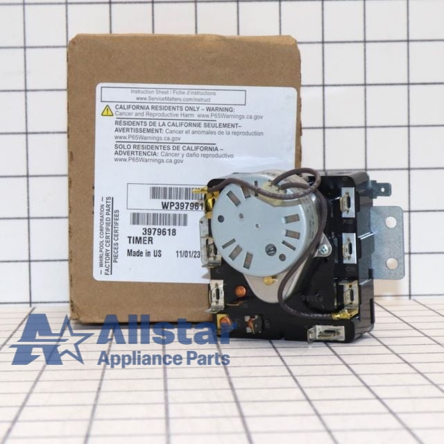 Whirlpool Dryer Timer WP3979618