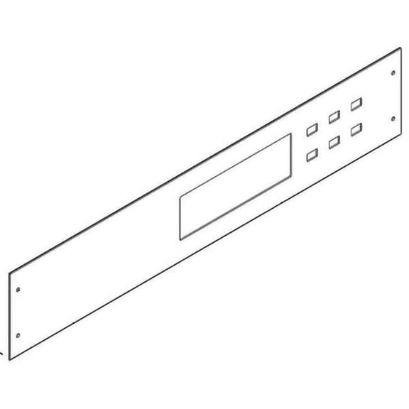 Whirlpool WPLWPW10135334 Facia Finished Maytag Overlay