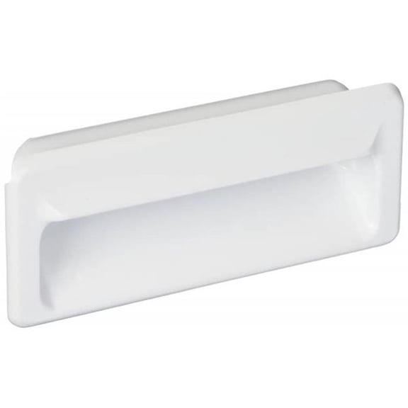 Whirlpool WP3405184 Genuine OEM Door Handle - White