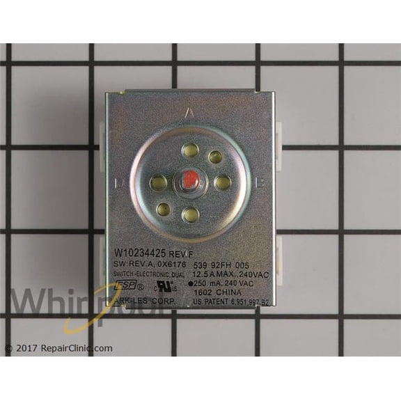 Whirlpool WPLWPW10234425 Genuine OEM Infinite Switch