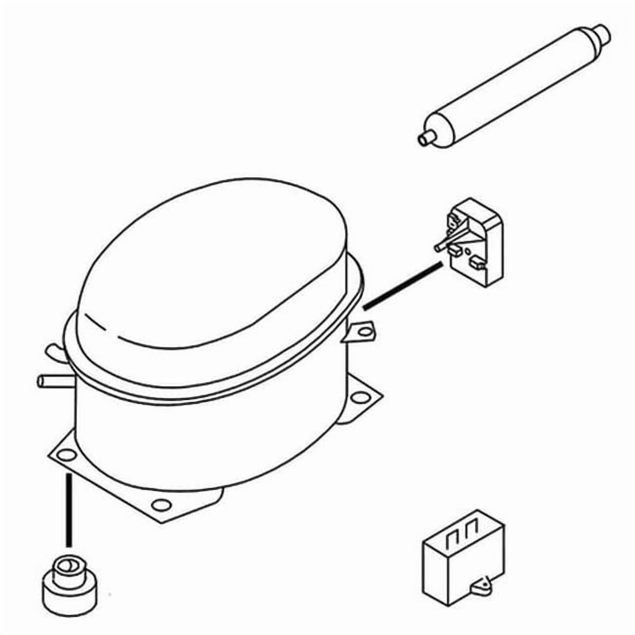 Whirlpool WPLW11480426 Genuine OEM Refrigerator Compressor
