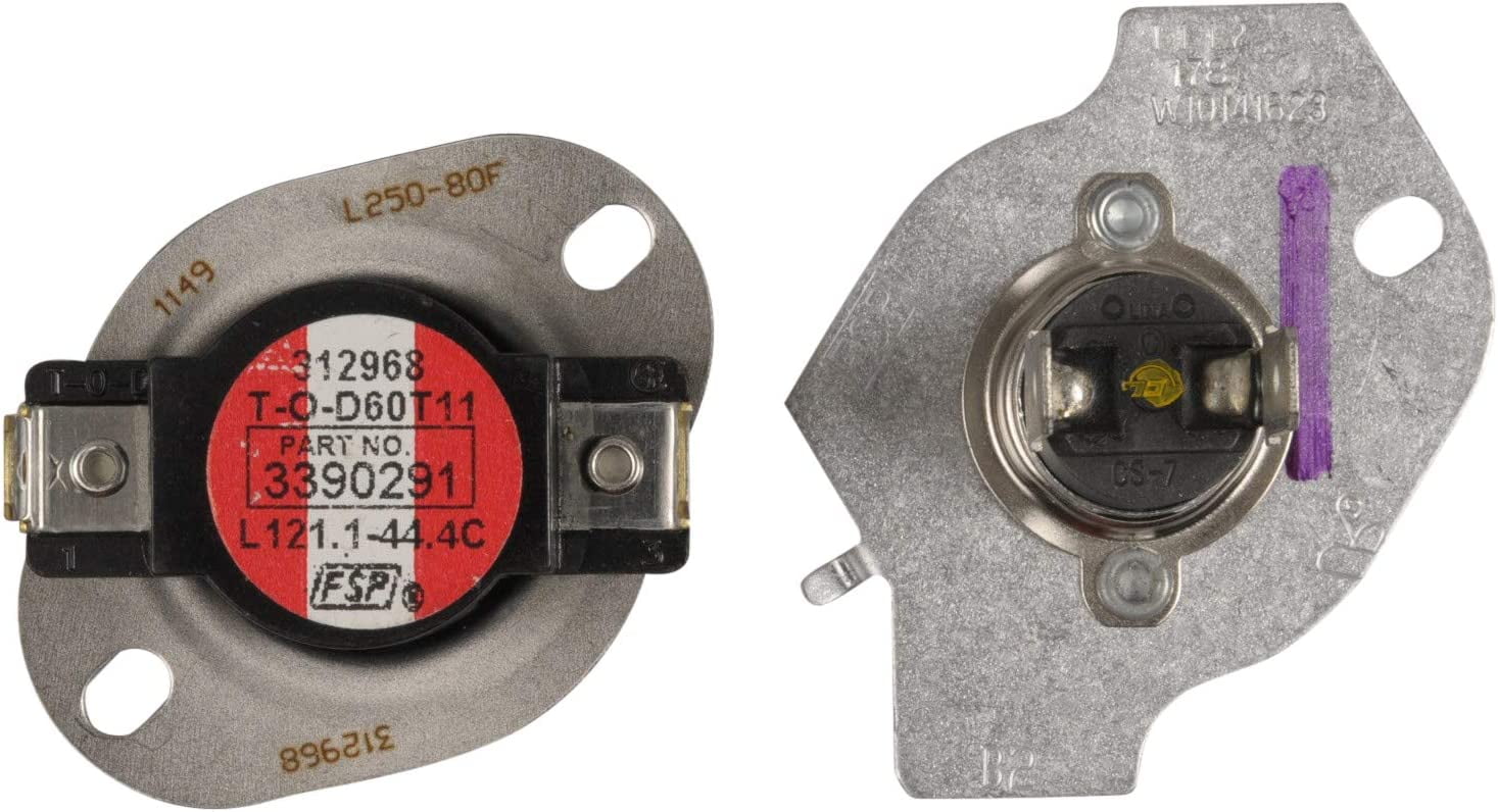 Whirlpool Genuine OEM W10154212 Dryer Thermal Fuse