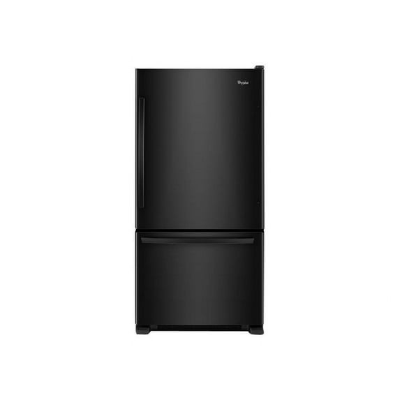 Whirlpool Gold GB2FHDXWB - Refrigerator/freezer - bottom-freezer - width: 32.6 in - depth: 33.4 in - height: 69.9 in - 21.9 cu. ft - black