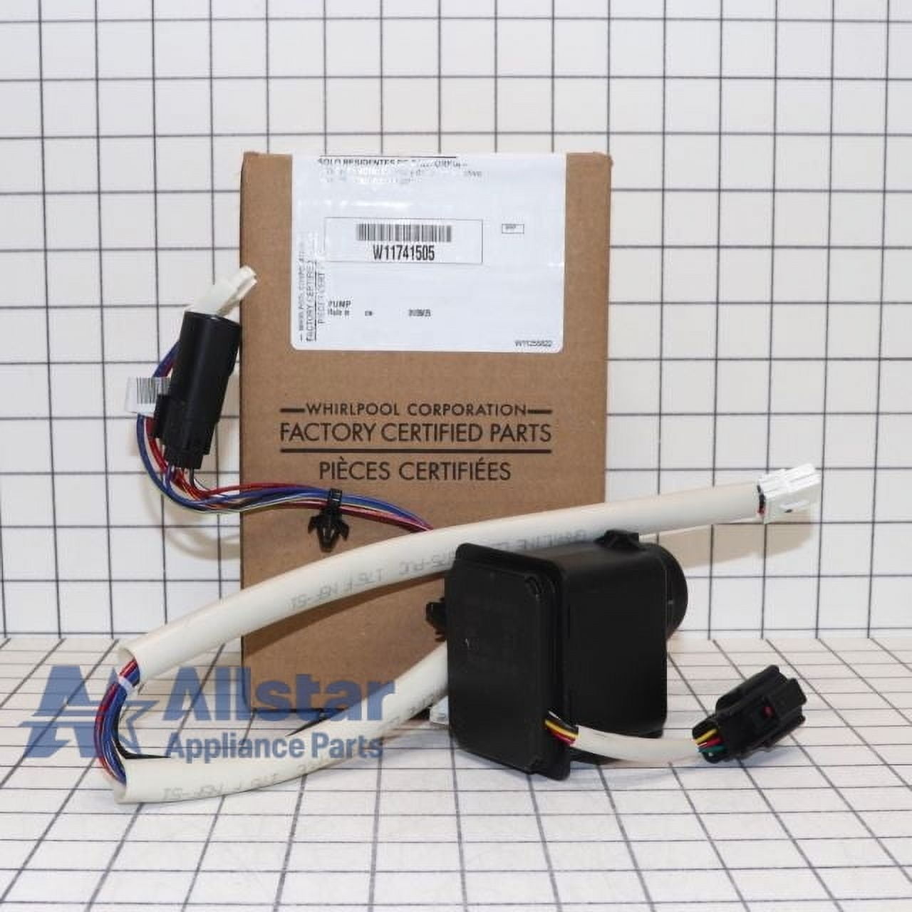 Genuine Whirlpool WPW10485962 Flow Sensor