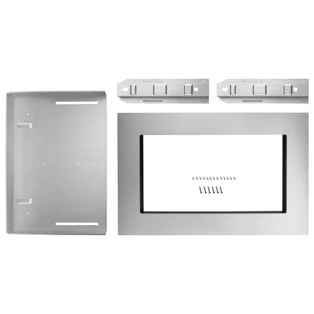 Whirlpool - 26.9" Trim Kit - Stainless steel
