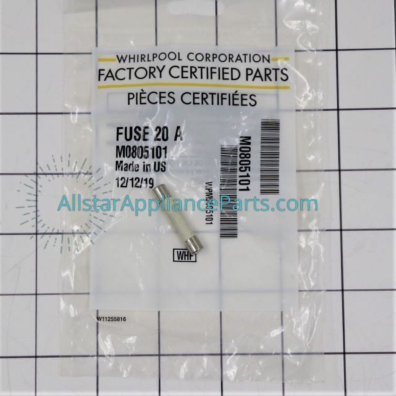 Whirlpool Microwave Line Fuse WPM0805101