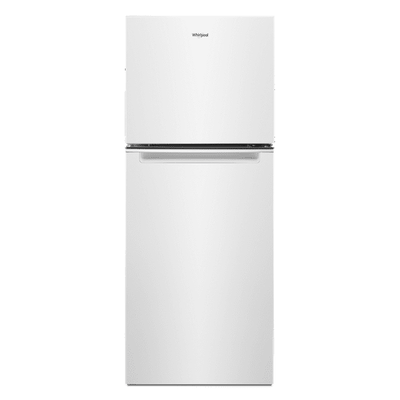 Whirlpool® New WRT112CZJW - 24-inch-Wide Small Space Top Mount-Freezer Refrigerator - 11.6 Cu. ft. ADA Compliant- Weight: 135 pounds- Depth: 28 3/8”- Height: 61 7/16”- Width: 24 3/8”