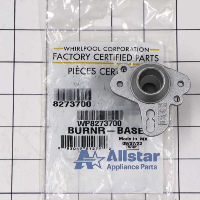Whirlpool Range Large Surface Burner Base WP8273700
