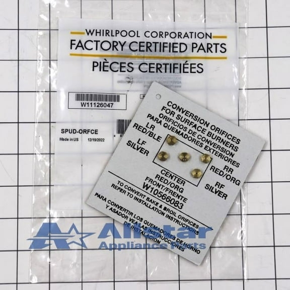 Whirlpool Range/Stove/Oven Conversion Kit W11126047