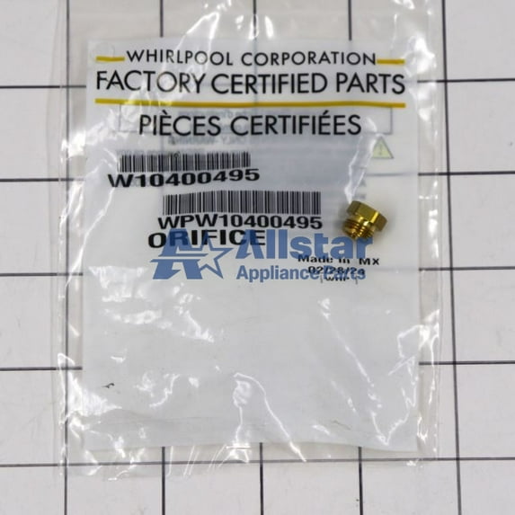 Whirlpool Range/Stove/Oven Orifice WPW10400495