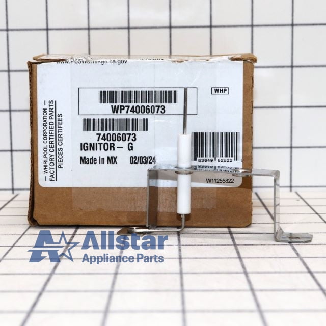 Whirlpool Range/Stove/Oven Spark Electrode WP74006073