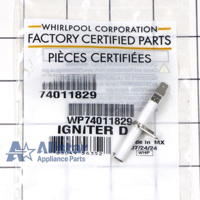 Whirlpool Range/Stove/Oven Spark Electrode WP74011829